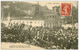 69.GIVORS.n°96.FUNERAILLES DE MONSEIGNEUR COULLIE.DELEGATIONS DES PATRONAGES DE FRANCE.RARE - Givors