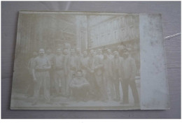 75. N° 33468. Cp Photo.sortie Des Machinistes De L Opera.1910 - Petits Métiers à Paris