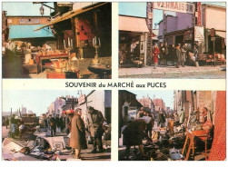 75 .n°39883 . Paris.marché Aux Puces .cpsm 15 X 10 Cm . - Petits Métiers à Paris