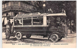 75  . N° 45086 . Paris . Omnibus - Transporte Público