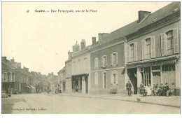 72.CONLIE.n°15207.RUE PRINCIPALE,VUE DE LA PLACE - Conlie