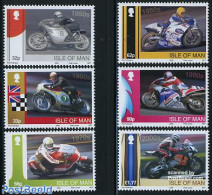 Isle Of Man 2009 Honda PK Racing Motorcycles 6v, Mint NH, Sport - Transport - Sport (other And Mixed) - Motorcycles - Motorräder