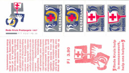 PAYS-BAS NEDERLAND 1987 Carnet / Booklet / MH Indice PB 36 - 3,90 G Croix-Rouge Dessins Stylisés - YT C 1293a / MI MH 37 - Carnets Et Roulettes