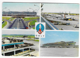 Orly - Aéroport - 1960 - Aérogare - Les Terrasses - Avions - N° 197 # 6-23/21 - Orly