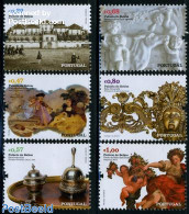 Portugal 2009 Palace Of Belem 6v, Mint NH, Nature - Horses - Art - Castles & Fortifications - Nuevos