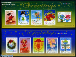 Japan 2009 Season Greetings 10v (2 M/s) S-a, Mint NH, Religion - Christmas - Unused Stamps