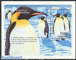 Tanzania 1999 Emperor Penguin S/s, Mint NH, Nature - Birds - Penguins - Tanzanie (1964-...)