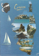 *CPM - FRANCE - CORSE - Carte De L'Ile - Corse