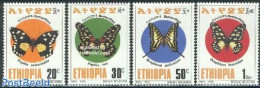 Ethiopia 1993 Butterflies 4v, Mint NH, Nature - Butterflies - Ethiopië