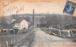 BRAY-LU (Val-d'Oise) - Scierie De Pont-Rû - Voyagé 1920 (2 Scans) - Bray-et-Lû