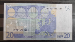 1 X 20€ Euro Draghi  R027C6 H57914803485 - UNC  Slovenija / Slowenien - 20 Euro