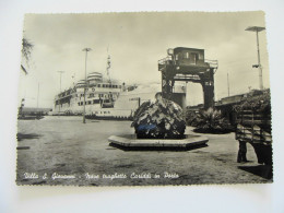 Villa S. Giovanni  Traghetto Cariddi  REGGIO CALABRIA  NAVE  TRAGHETTO   SHIP   - NAVE - FERRY BOAT   VIAGGIATA - Ferries