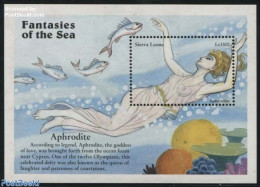 Sierra Leone 1996 Aphrodite S/s, Mint NH, Religion - Greek & Roman Gods - Art - Fairytales - Mitología