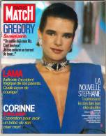 PARIS MATCH N°1857 Du 28 Décembre 1984 Stéphanie De Monaco - Gregory - Lama - Corinne : Un Bébé De Son Mari Mort - Allgemeine Literatur