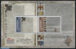 Gibraltar 2015 Magna Carta S/s, Mint NH, History - History - Art - Handwriting And Autographs - Gibilterra