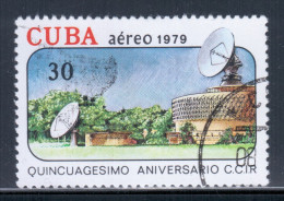 Cuba 1979 Mi# 2447 Used - Intl. Radio Consultative Committee (CCIR), 50th Anniv. / Ground Receiving Station / Space - America Del Nord