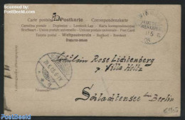 Germany, Colonies 1905 Postcard, Fieldpost From Southwest Africa To Berlin, Postal History - Altri & Non Classificati