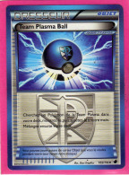 Carte Pokemon Francaise 2013 Noir Et Blanc Glaciation Plasma 104/116 Badge De La Team Plasma Neuve - Black & White