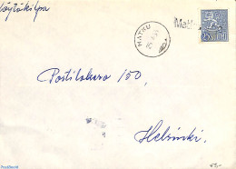 Finland 1955 Letter From MATKU To Helsinki, Postal History - Lettres & Documents