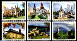 Romania 2019 Welcome In Romania 6v, Mint NH, Religion - Various - Churches, Temples, Mosques, Synagogues - Tourism - Neufs