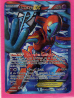 Carte Pokemon Francaise 2013 Noir Et Blanc Glaciation Plasma 111/116 Deoxys Ex Holo Abimé - Noir & Blanc