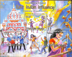 Trinidad & Tobago 2020 East Indian Influence S/s, Mint NH, Performance Art - Dance & Ballet - Music - Tanz