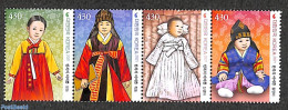 Korea, South 2021 The Style Of Hanbok 4v [:::], Mint NH, Various - Costumes - Costumi