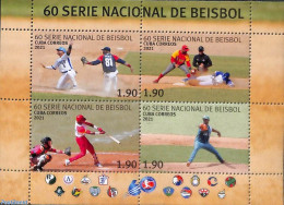 Cuba 2021 Baseball S/s, Mint NH, Sport - Baseball - Nuevos
