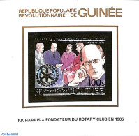 Guinea, Republic 1984 Rotary S/s, Imperforated, Mint NH, Various - Rotary - Rotary, Lions Club