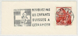 Schweiz / Helvetia 1947, Flaggenstempel Auslandschweizer Kinder / Enfants Suisses A L'étranger Lausanne - Altri & Non Classificati