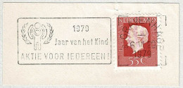 Niederlande / Nederland 1979, Flaggenstempel Jaar Van Het Kind / Jahr Des Kindes / Année De L'enfant / Year Of Child - Andere & Zonder Classificatie