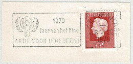 Niederlande / Nederland 1979, Flaggenstempel Jaar Van Het Kind / Jahr Des Kindes / Année De L'enfant / Year Of Child - Sonstige & Ohne Zuordnung