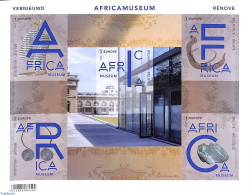 Belgium 2018 Africa Museum, M/s Imperforated (not Valid For Postage), Mint NH, History - Geology - Art - Museums - Unused Stamps