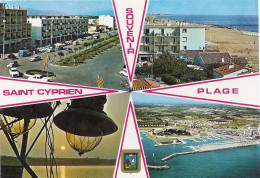*CPM - 66 - SAINT CYPRIEN - Multivues - Blason - Saint Cyprien
