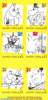 Finland 2009 Moomins 6v S-a, Mint NH, Art - Comics (except Disney) - Ongebruikt