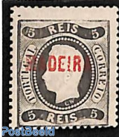 Madeira 1868 5R, Stamp Out Of Set, Without Gum, Unused (hinged) - Madeira