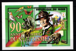 Niger Block 112 Postfrisch Pilze #KC450 - Níger (1960-...)