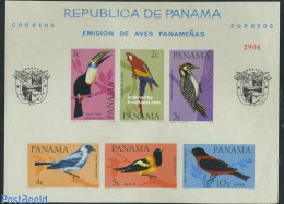 Panama 1965 Birds S/s Imperforated, Unused (hinged), Nature - Birds - Woodpeckers - Toucans - Panama