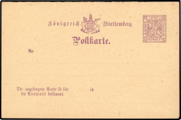Altdeutschland Württemberg, 1883, DP 25 II, Brief - Other & Unclassified