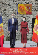 Andorra, Spanish Post 2022 Royal Visit King Felipe VI S/s, Mint NH, History - Kings & Queens (Royalty) - Ongebruikt