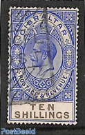 Gibraltar 1925 10sh, Used, Used Stamps - Gibilterra