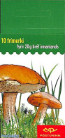 Iceland 2002 Mushrooms Booklet, Mint NH, Nature - Mushrooms - Stamp Booklets - Nuovi
