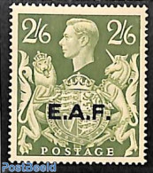 Great Britain 1943 E.A.F. 2/6sh, Stamp Out Of Set, Mint NH - Nuevos