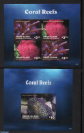 Saint Vincent & The Grenadines 2014 Union Island Coral Reefs 2 S/s, Mint NH, Nature - St.Vincent Y Las Granadinas