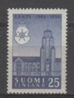 (SA0337) FINLAND, 1955 (50th Anniversary Of Founding Of Lahti). Mi # 446. MNH** Stamp - Nuovi