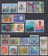 Switzerland / Helvetia / Schweiz / Suisse 1993 - 1994 ⁕ Nice Collection / Lot Of 21 Used Stamps - See All Scan - Gebruikt