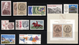 Iceland 1982 Yearset 1982 (16v+1s/s), Mint NH, Various - Yearsets (by Country) - Nuovi
