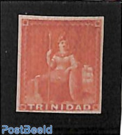 Trinidad & Tobago 1858 (1p), Red, Unused (hinged) - Trinidad En Tobago (1962-...)