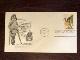 USA FDC COVER 1969 YEAR CRIPPLED DISABLED PEOPLE HEALTH MEDICINE STAMPS - 1961-1970