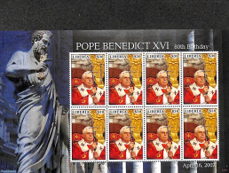 Liberia 2007 Pope Benedict XVI M/s, Mint NH, Religion - Pope - Papes